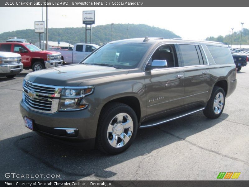 Brownstone Metallic / Cocoa/Mahogany 2016 Chevrolet Suburban LTZ 4WD