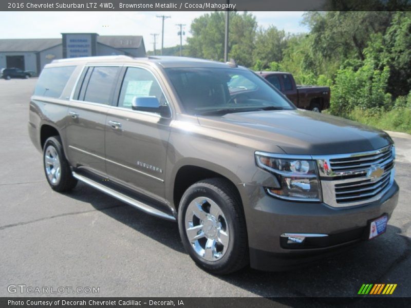 Brownstone Metallic / Cocoa/Mahogany 2016 Chevrolet Suburban LTZ 4WD