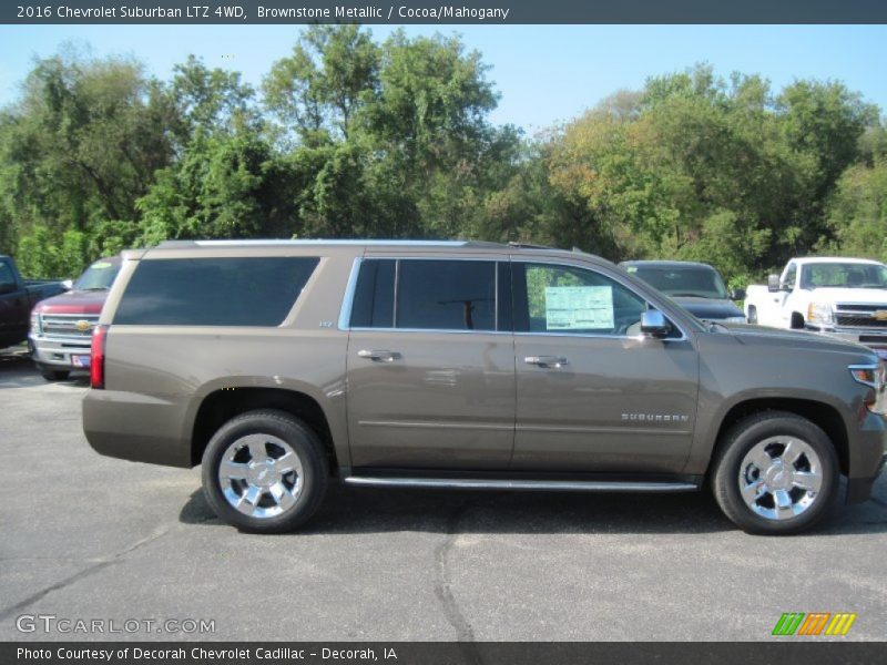 Brownstone Metallic / Cocoa/Mahogany 2016 Chevrolet Suburban LTZ 4WD