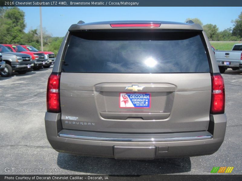 Brownstone Metallic / Cocoa/Mahogany 2016 Chevrolet Suburban LTZ 4WD