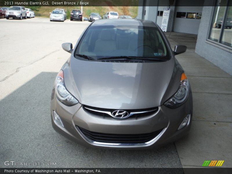 Desert Bronze / Beige 2013 Hyundai Elantra GLS