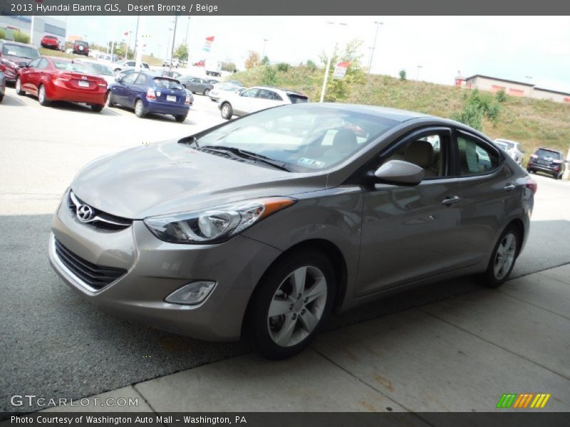 Desert Bronze / Beige 2013 Hyundai Elantra GLS