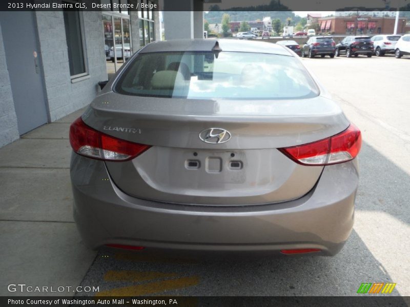 Desert Bronze / Beige 2013 Hyundai Elantra GLS