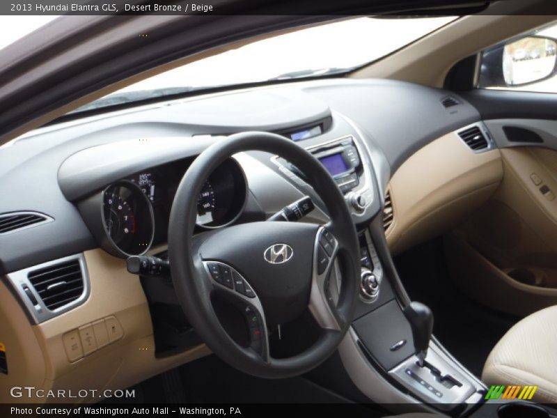 Desert Bronze / Beige 2013 Hyundai Elantra GLS