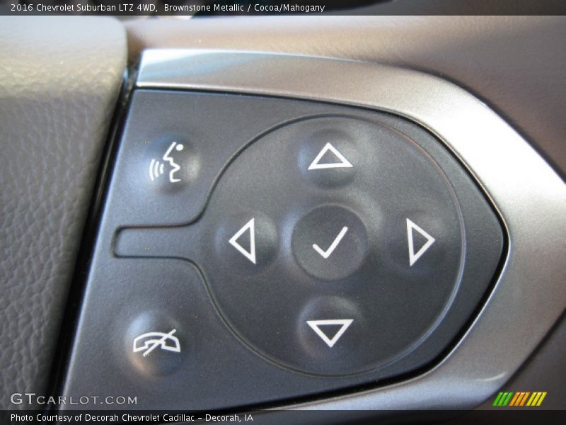 Controls of 2016 Suburban LTZ 4WD