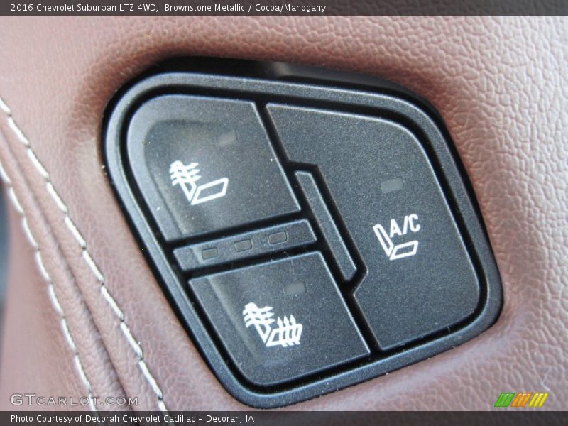 Controls of 2016 Suburban LTZ 4WD