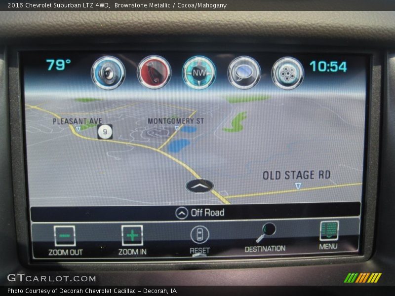 Controls of 2016 Suburban LTZ 4WD