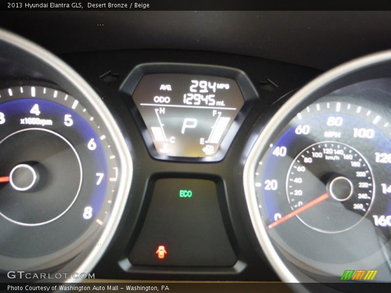 Desert Bronze / Beige 2013 Hyundai Elantra GLS