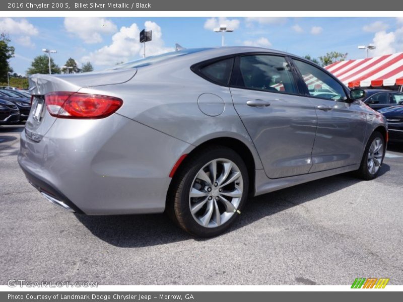 Billet Silver Metallic / Black 2016 Chrysler 200 S