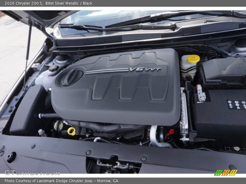 Billet Silver Metallic / Black 2016 Chrysler 200 S