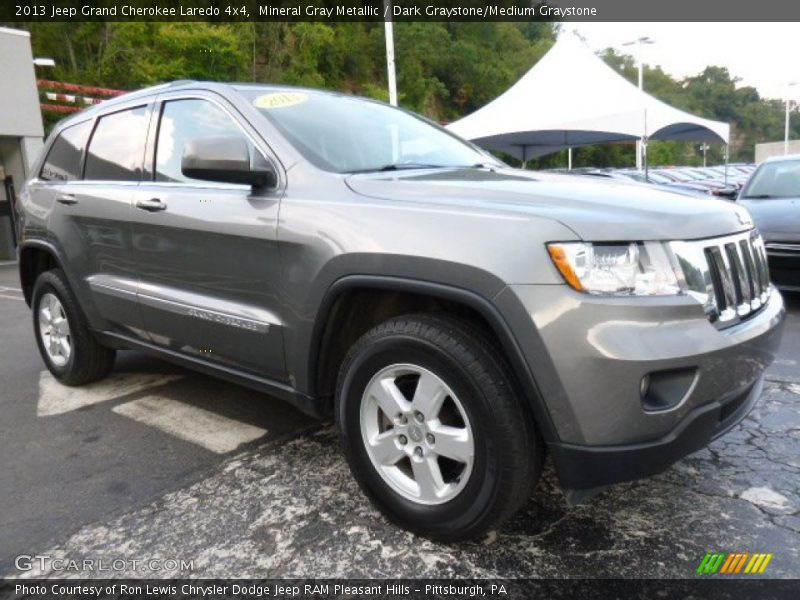 Mineral Gray Metallic / Dark Graystone/Medium Graystone 2013 Jeep Grand Cherokee Laredo 4x4