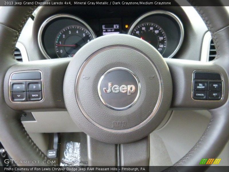 Mineral Gray Metallic / Dark Graystone/Medium Graystone 2013 Jeep Grand Cherokee Laredo 4x4