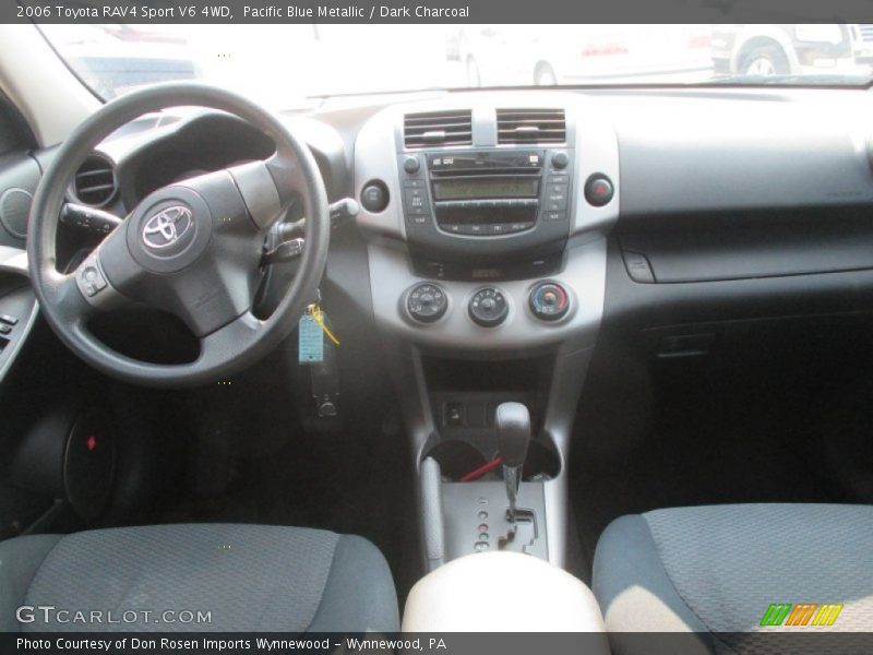 Pacific Blue Metallic / Dark Charcoal 2006 Toyota RAV4 Sport V6 4WD
