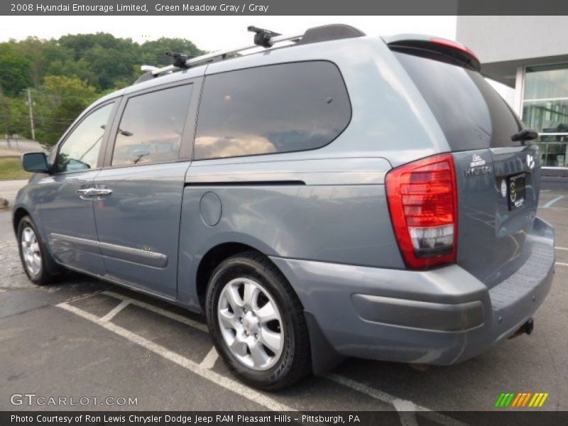 Green Meadow Gray / Gray 2008 Hyundai Entourage Limited