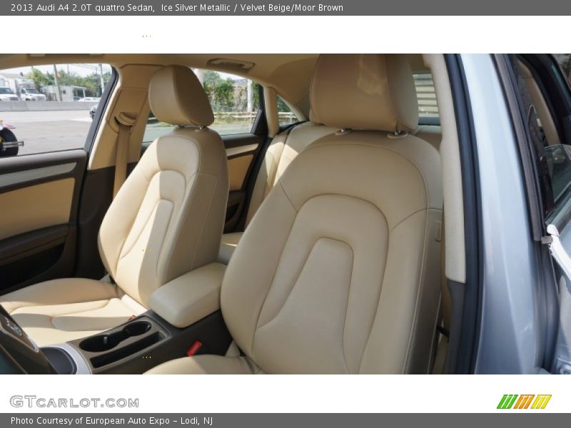 Ice Silver Metallic / Velvet Beige/Moor Brown 2013 Audi A4 2.0T quattro Sedan