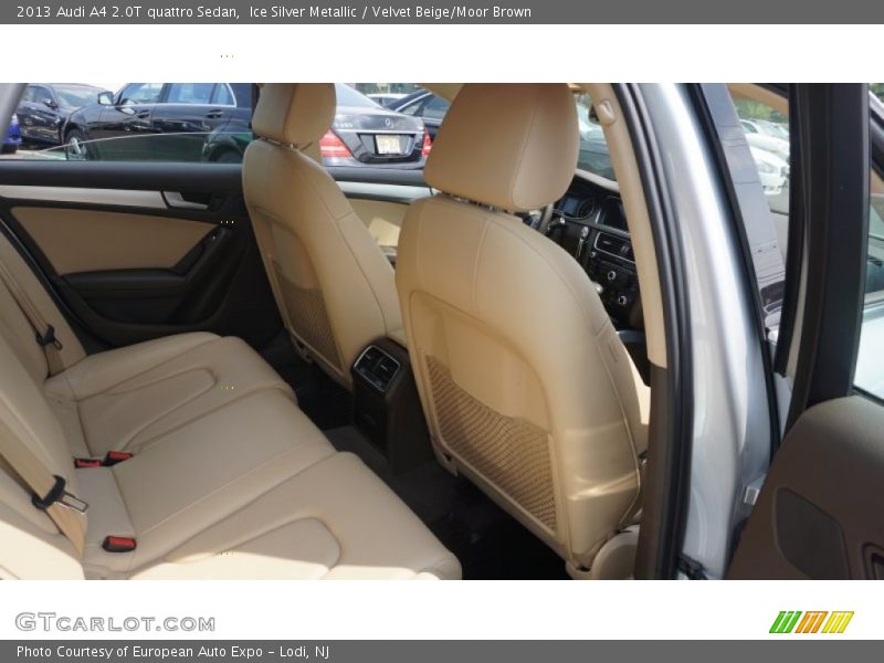 Ice Silver Metallic / Velvet Beige/Moor Brown 2013 Audi A4 2.0T quattro Sedan