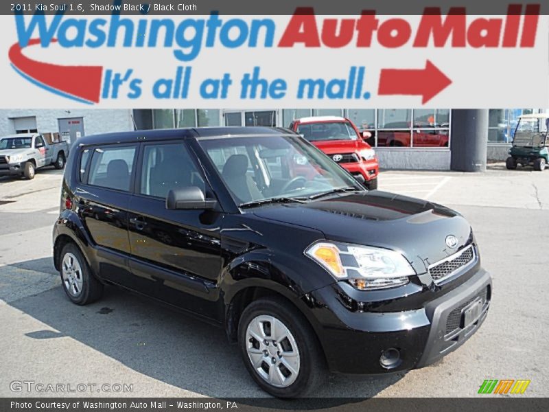 Shadow Black / Black Cloth 2011 Kia Soul 1.6