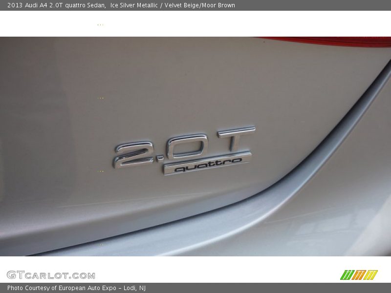 Ice Silver Metallic / Velvet Beige/Moor Brown 2013 Audi A4 2.0T quattro Sedan