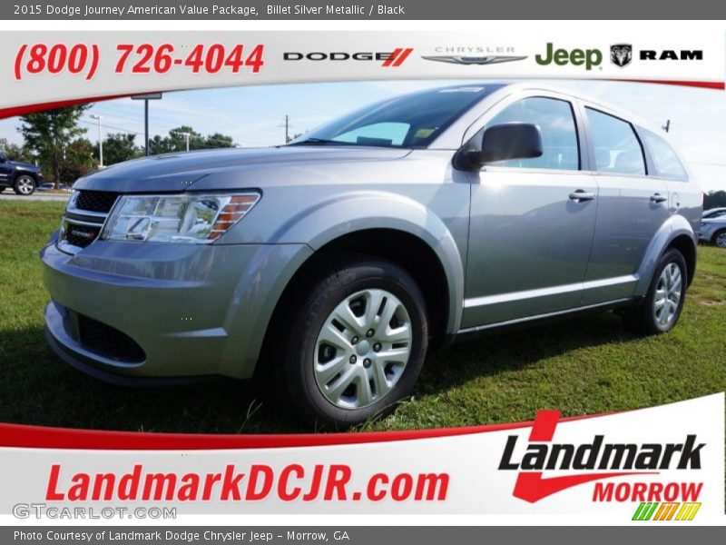 Billet Silver Metallic / Black 2015 Dodge Journey American Value Package