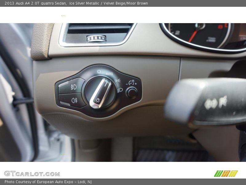 Ice Silver Metallic / Velvet Beige/Moor Brown 2013 Audi A4 2.0T quattro Sedan