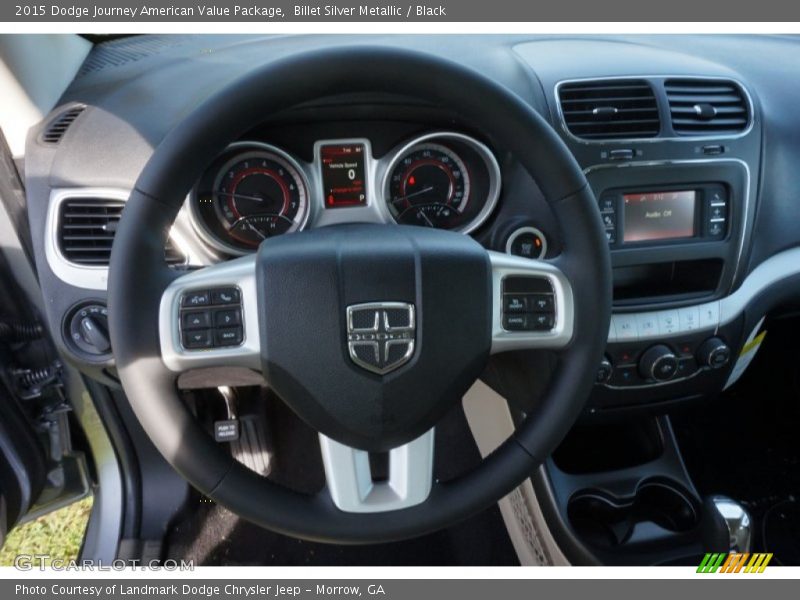 Billet Silver Metallic / Black 2015 Dodge Journey American Value Package