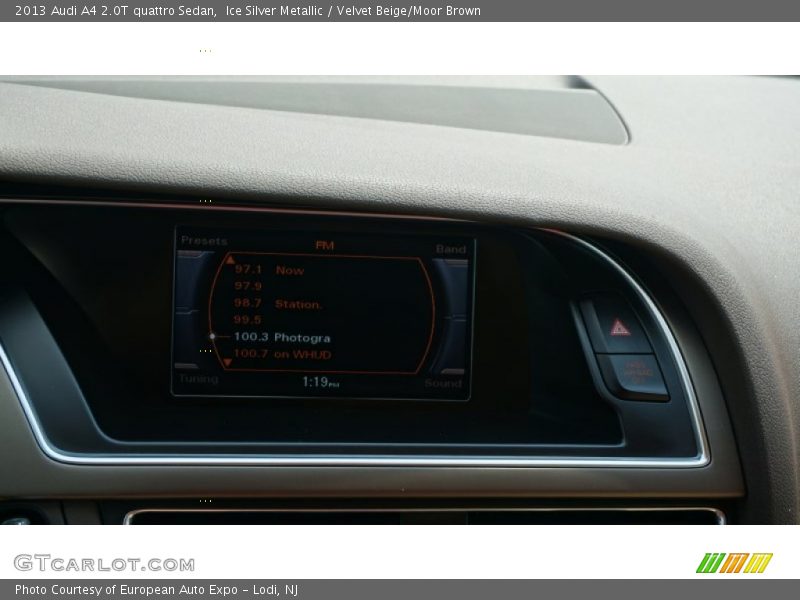 Ice Silver Metallic / Velvet Beige/Moor Brown 2013 Audi A4 2.0T quattro Sedan