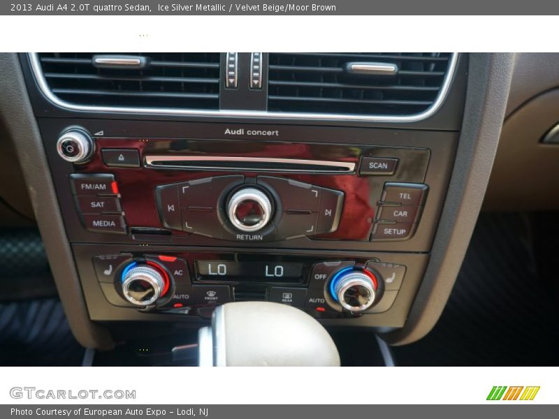Ice Silver Metallic / Velvet Beige/Moor Brown 2013 Audi A4 2.0T quattro Sedan