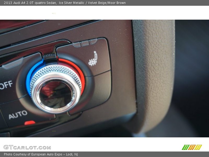 Ice Silver Metallic / Velvet Beige/Moor Brown 2013 Audi A4 2.0T quattro Sedan