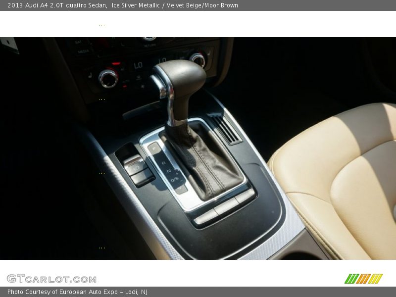 Ice Silver Metallic / Velvet Beige/Moor Brown 2013 Audi A4 2.0T quattro Sedan