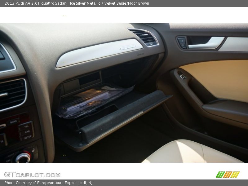 Ice Silver Metallic / Velvet Beige/Moor Brown 2013 Audi A4 2.0T quattro Sedan