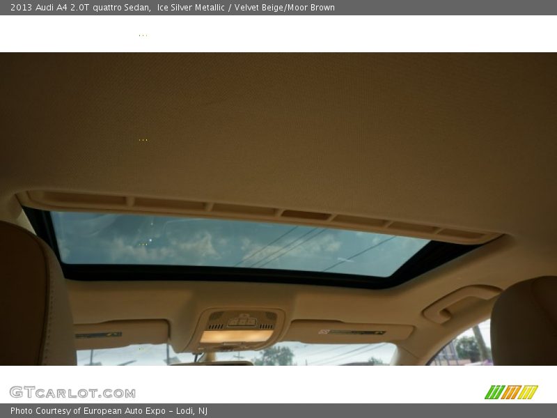 Ice Silver Metallic / Velvet Beige/Moor Brown 2013 Audi A4 2.0T quattro Sedan
