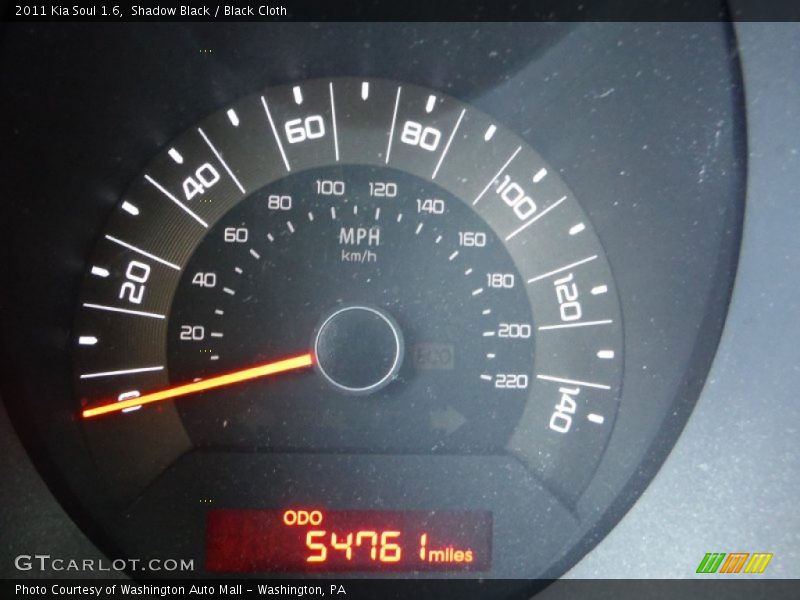 Shadow Black / Black Cloth 2011 Kia Soul 1.6