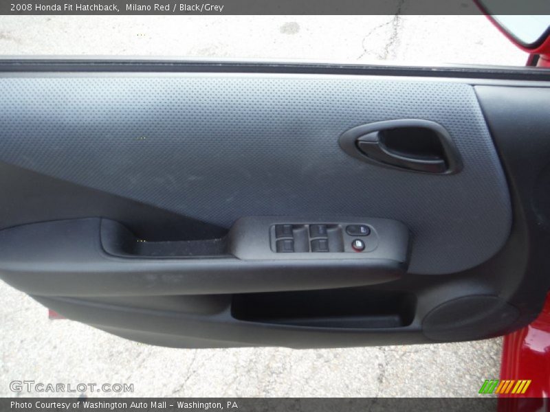 Milano Red / Black/Grey 2008 Honda Fit Hatchback