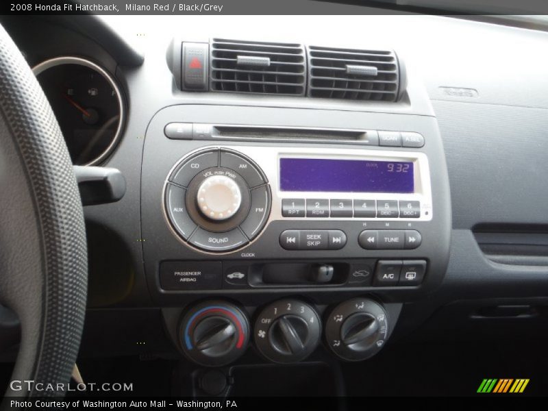 Milano Red / Black/Grey 2008 Honda Fit Hatchback