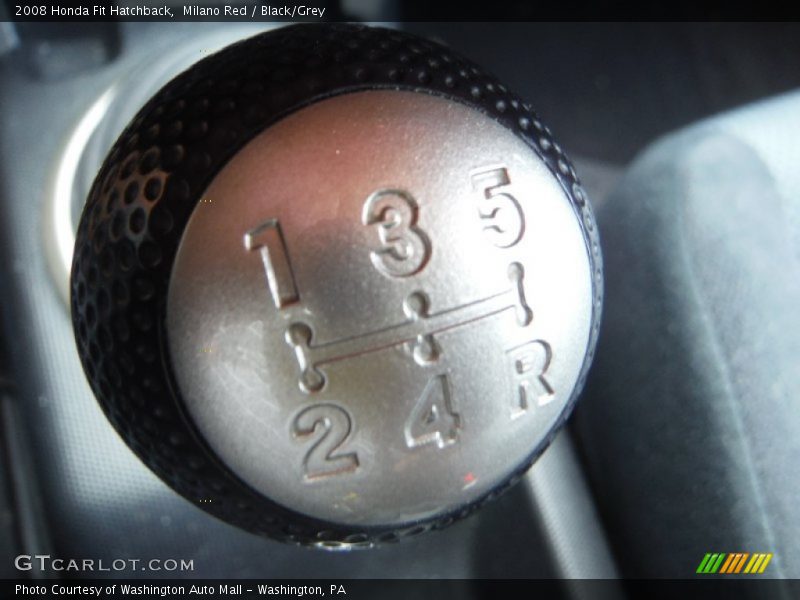 Milano Red / Black/Grey 2008 Honda Fit Hatchback
