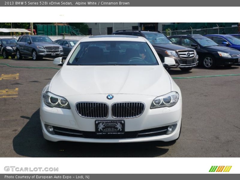 Alpine White / Cinnamon Brown 2013 BMW 5 Series 528i xDrive Sedan