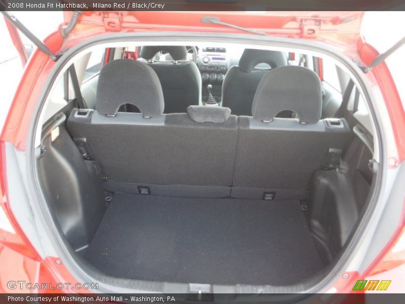 Milano Red / Black/Grey 2008 Honda Fit Hatchback