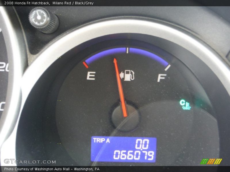 Milano Red / Black/Grey 2008 Honda Fit Hatchback