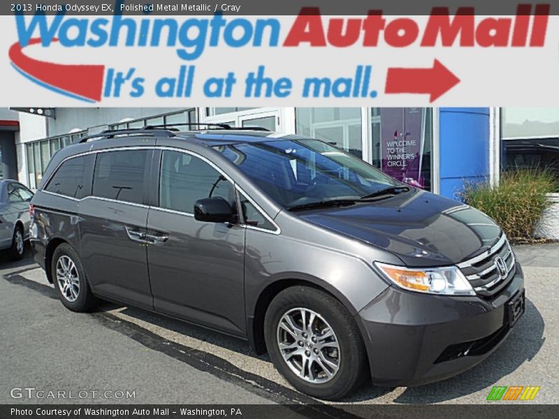 Polished Metal Metallic / Gray 2013 Honda Odyssey EX