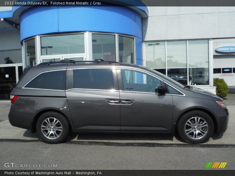 Polished Metal Metallic / Gray 2013 Honda Odyssey EX