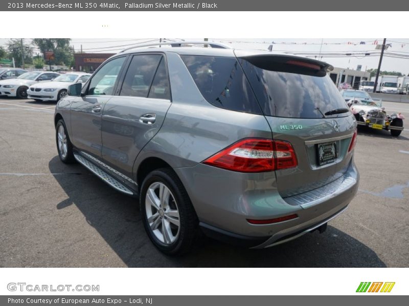 Palladium Silver Metallic / Black 2013 Mercedes-Benz ML 350 4Matic
