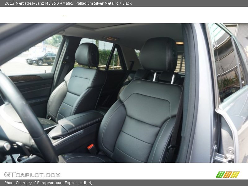Palladium Silver Metallic / Black 2013 Mercedes-Benz ML 350 4Matic