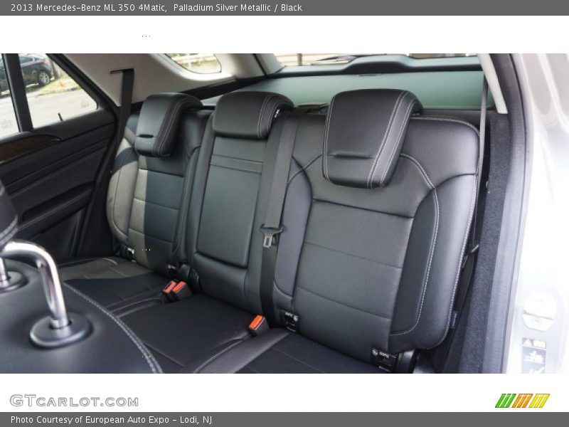 Palladium Silver Metallic / Black 2013 Mercedes-Benz ML 350 4Matic