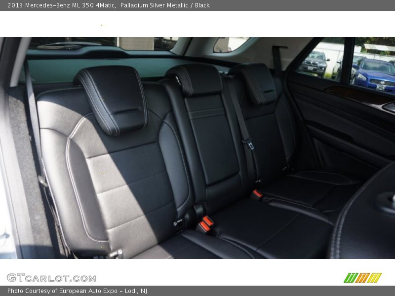 Palladium Silver Metallic / Black 2013 Mercedes-Benz ML 350 4Matic