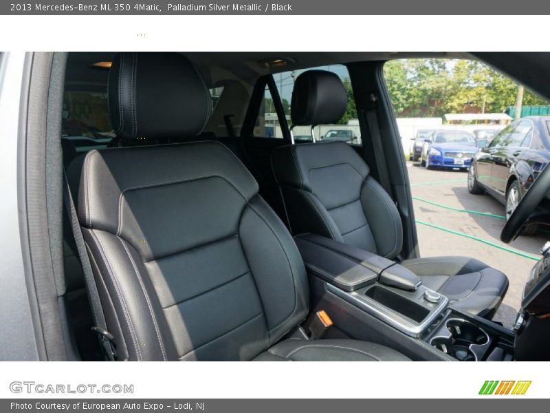 Palladium Silver Metallic / Black 2013 Mercedes-Benz ML 350 4Matic
