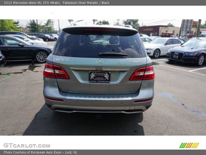 Palladium Silver Metallic / Black 2013 Mercedes-Benz ML 350 4Matic