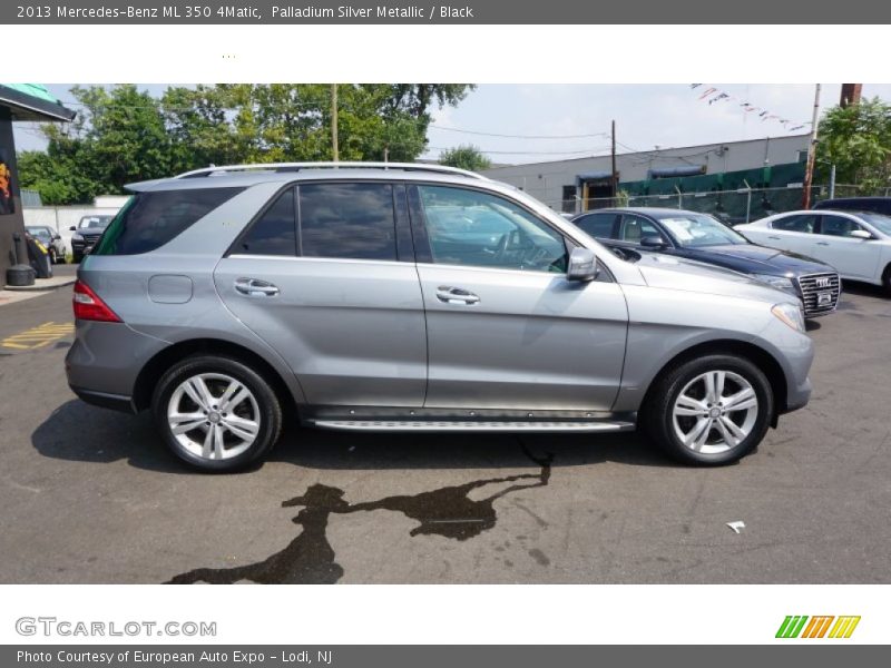 Palladium Silver Metallic / Black 2013 Mercedes-Benz ML 350 4Matic