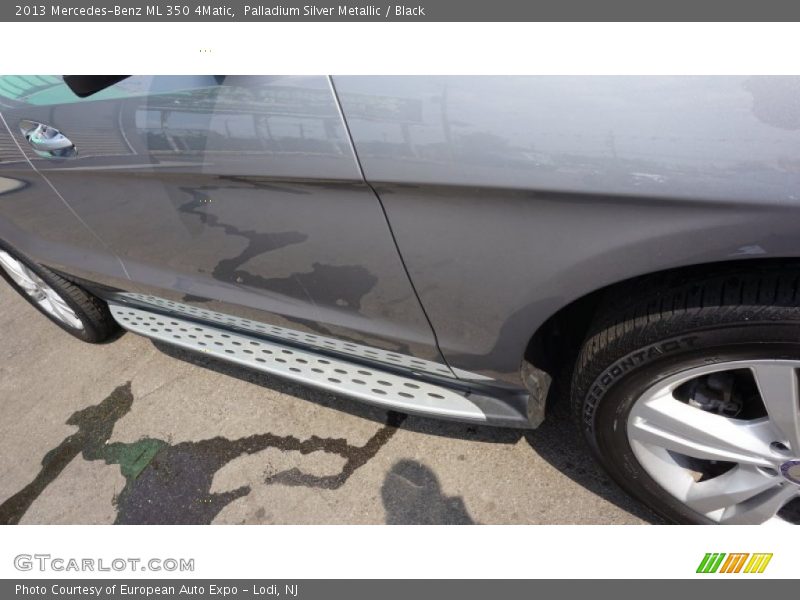 Palladium Silver Metallic / Black 2013 Mercedes-Benz ML 350 4Matic
