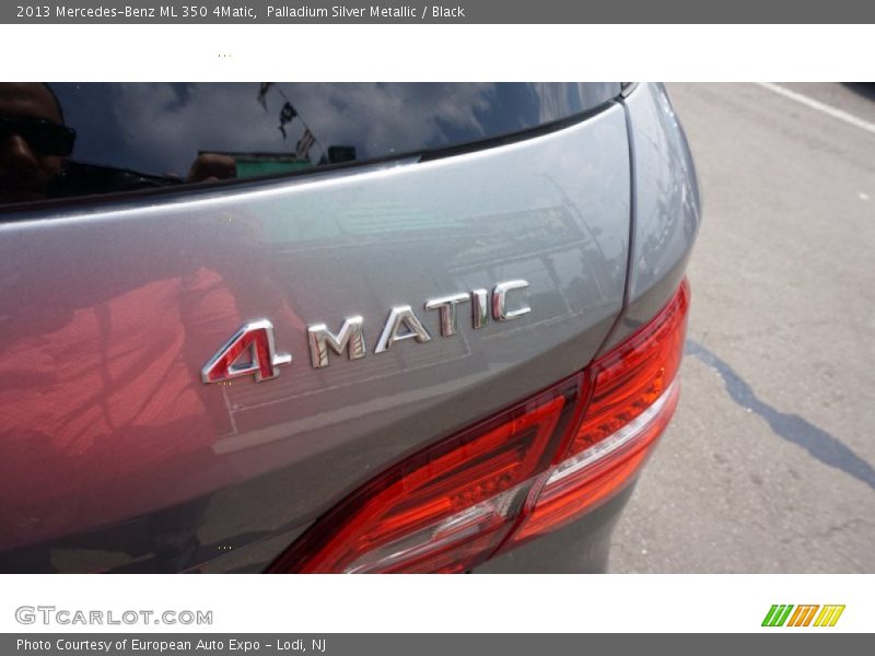 Palladium Silver Metallic / Black 2013 Mercedes-Benz ML 350 4Matic