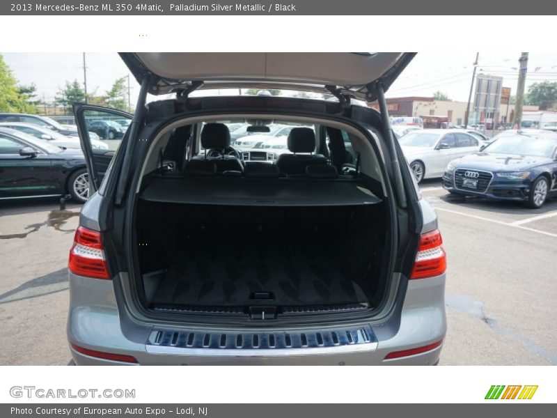 Palladium Silver Metallic / Black 2013 Mercedes-Benz ML 350 4Matic